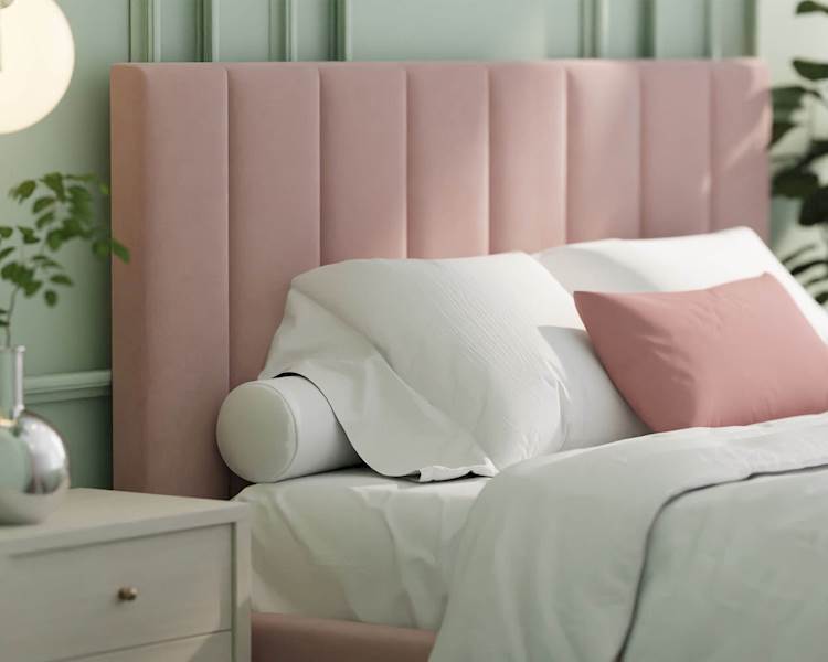 Łóżko: Colorado 120x200 (Paris Pink) st.metal