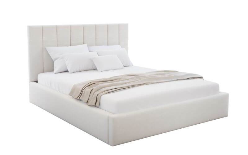 Łóżko: Colorado 180x200 (Paris White) st.metal