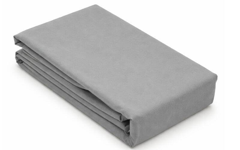 Prześcieradło JERSEY Jasny szary