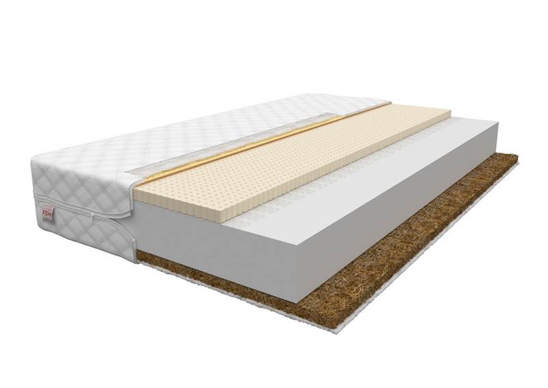 Materac PIKOLO 180x90 cm - Piankowy lateks kokos