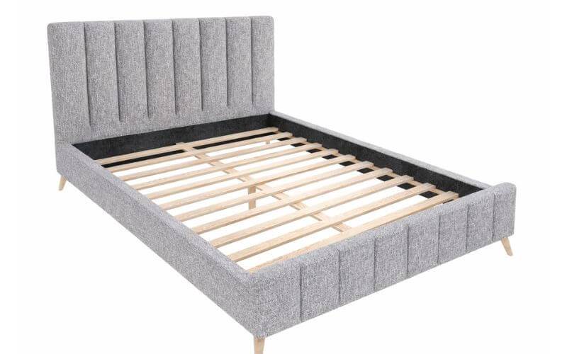 Łóżko: FRASCA 140x200 (boucle szary)