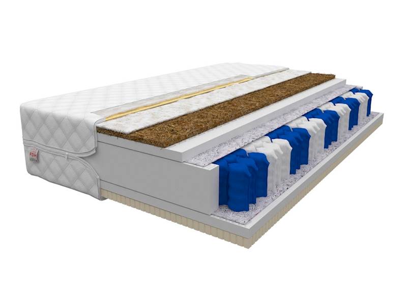 Materac ARDEA 200x140 - Kieszeniowy z lateksem