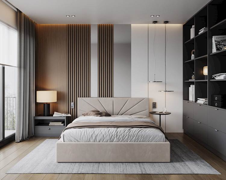 Łóżko: GEORGIA 180x200 (welur kremowy) stel.metal