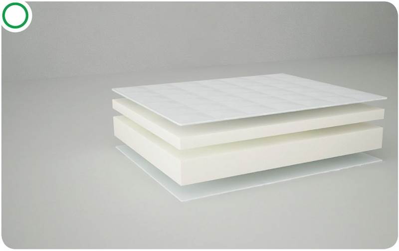 Materac pianka - lateks 140x70 cm FLEXY FUN