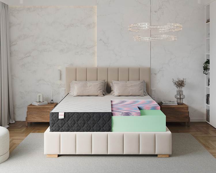 Materac MERIDO 120x200 Silvercare BORDER