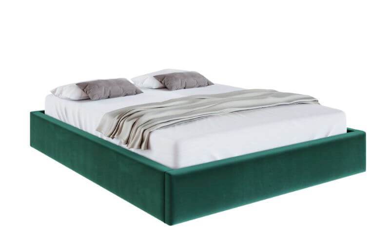Łóżko: ORLANDO 180x200 (welur zieleń)