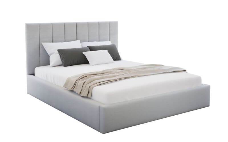 Łóżko: Colorado 120x200 (Paris Light Grey) st.meta