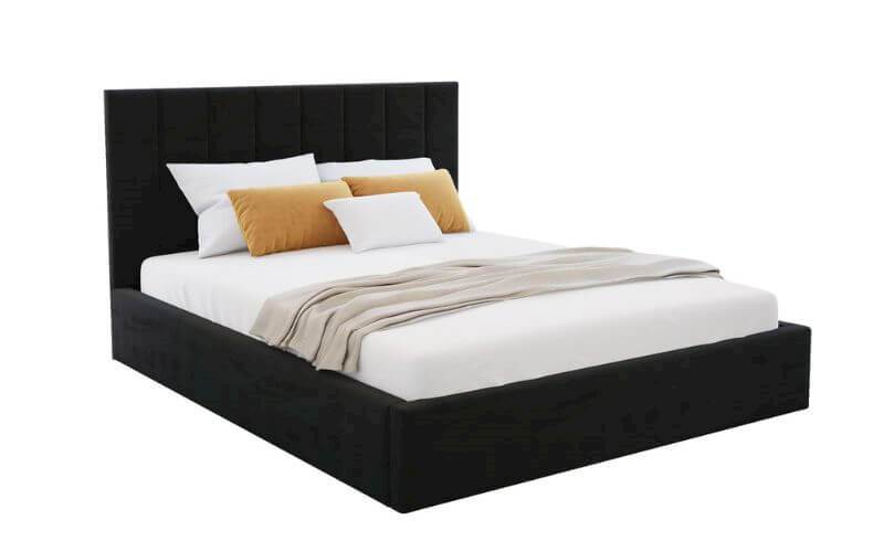 Łóżko: Colorado 160x200 (Paris BLACK) st.metal