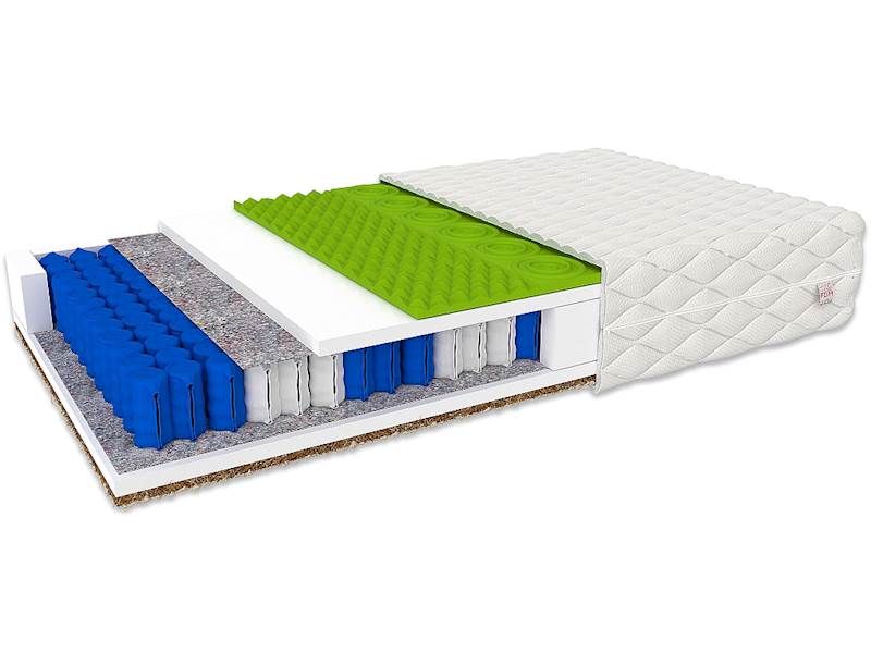 Materac VASTO 200x160 - Kieszeniowy HR z kokosem