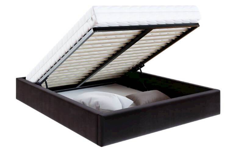 Łóżko: ORLANDO 180x200 (welur czarny)