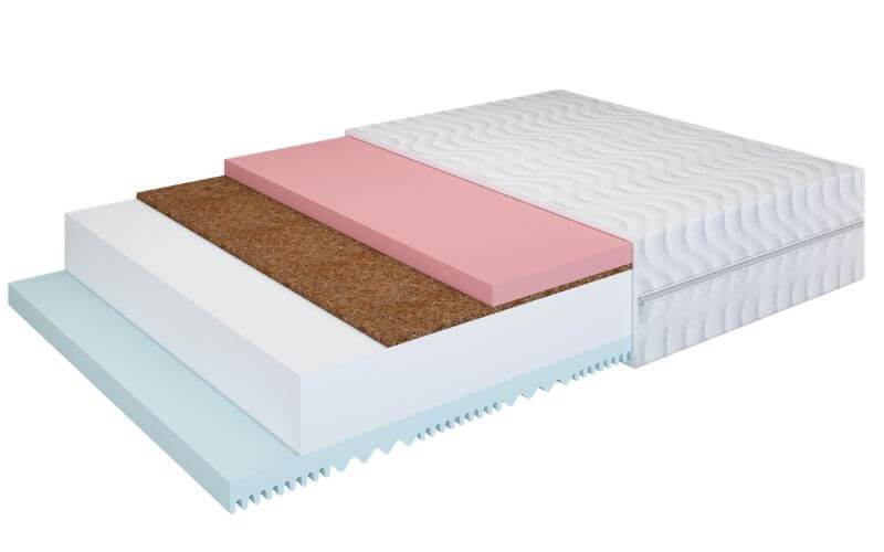 Materac piankowy Hill (tencel) 120x200