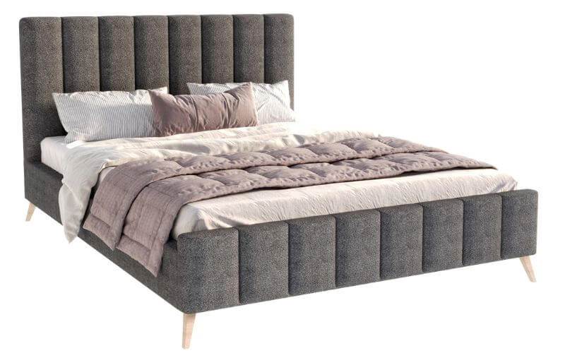 Łóżko: FRASCA 120x200 (boucle grafit)