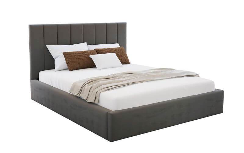 Łóżko: Colorado 140x200 (Paris Anthracit) st.metal