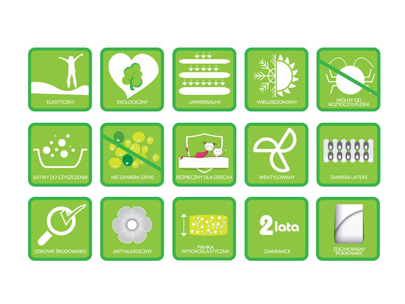 Hevea Bio Bamboo Baby 120x60 materac z lateksem