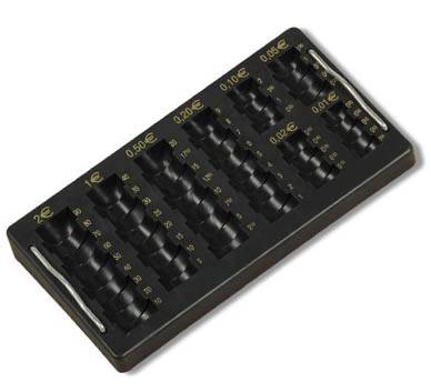 Fachownica do bilonu EURO mała (128x237x33 mm)