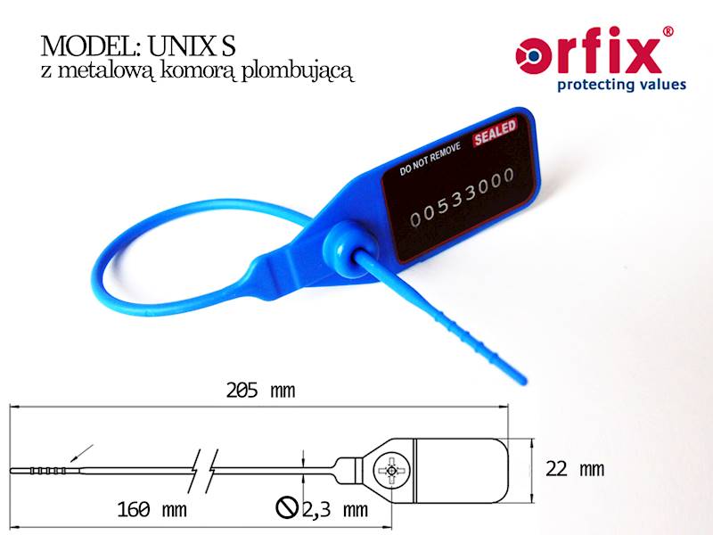 UNIX-S 190 mm NIEBIESKA