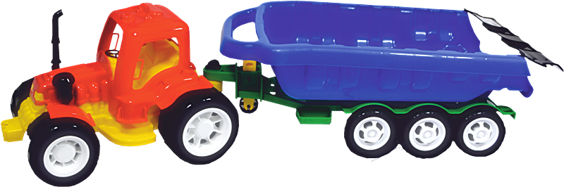 TRAKTOR DUZY Z RACZKA (DOB013)