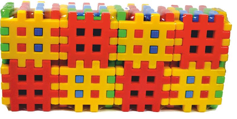 KLOCKI KONSTRUKCYJNE KOSTKA 48el (MARI45)