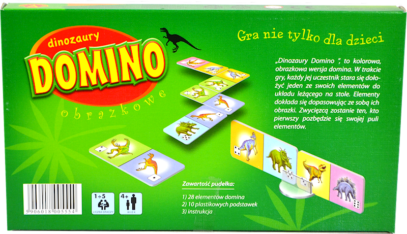 DOMINO DINOZAURY MET155