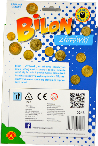 ZLOTOWKI BILON ZABAWKA EDUKACYJNA META40