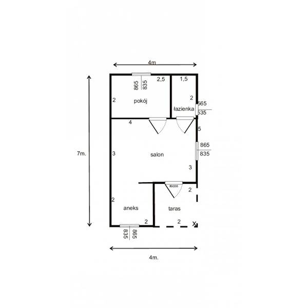 DOMEK ORLIK 400X700