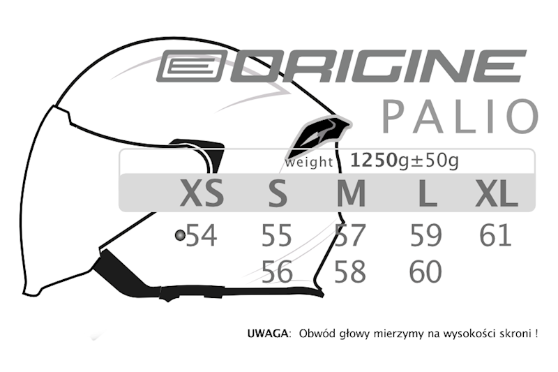 KASK ORGINE PALIO 2.0 + BT SOLID WHITE GLOSS L