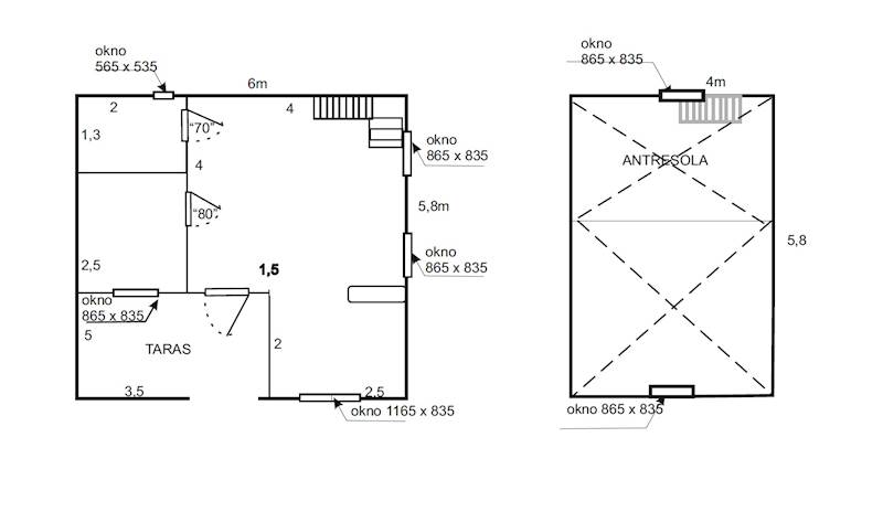 DOMEK JANTAR 600X580