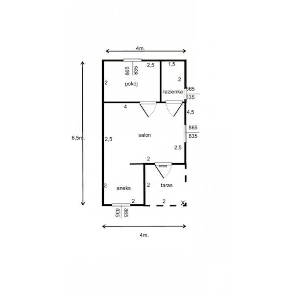 DOMEK ORLIK 400x650