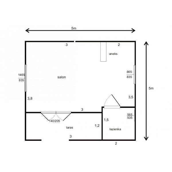 DOMEK BRYZA 500X500