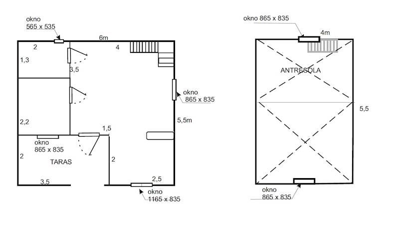 DOMEK JANTAR 600X550