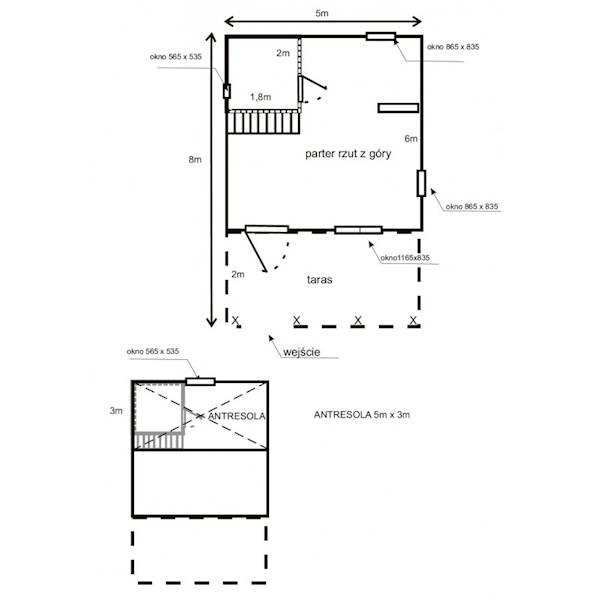 DOMEK BESKID 1 ANTRESOLA 500X800 typ B