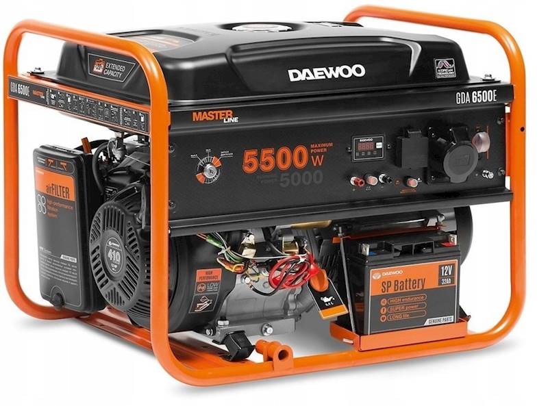 AGREGAT PRĄDOTWÓRCZY DAEWOO GDA 7500E AVR 6,5kW