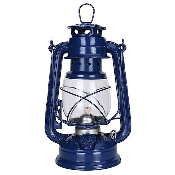 LAMPA OLEJOWA PRZEMYSŁOWA 24CM BLUE DARK naftowa