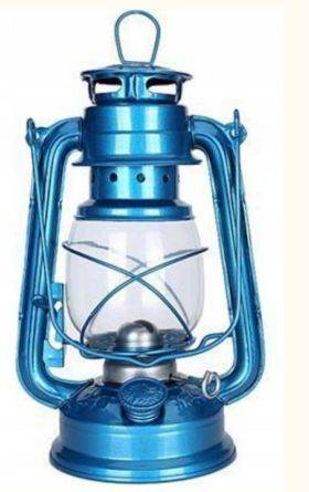 LAMPA OLEJOWA PRZEMYSŁOWA 19CM BRIGHT BLUE naftowa