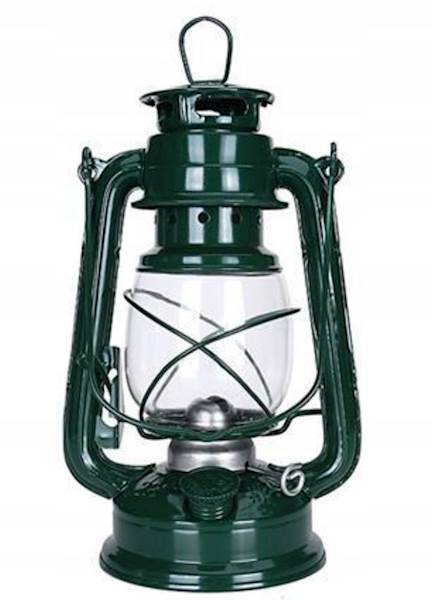 LAMPA OLEJOWA PRZEMYSŁOWA 24CM GREEN naftowa