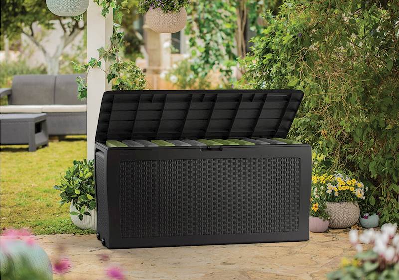 SKRZYNIA OGRODOWA SAMOA RATTAN BOX 270L KETER