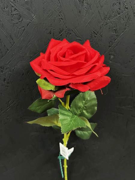 RÓŻA POJEDYŃCZA czerwona 75cm