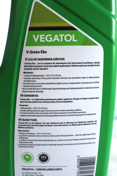 OLEJ DO PROWADNIC VEGATOL 1L