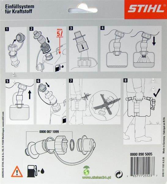 SYSTEM NAPEŁ. PALIWA STIHL