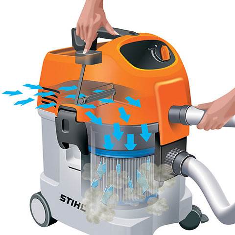 ODKURZACZ PRZEMYSŁOWY STIHL SE 62 E