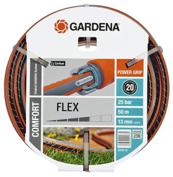 WĄŻ GARDENA OGRODOWY COMFORT FLEX 1/2 50M