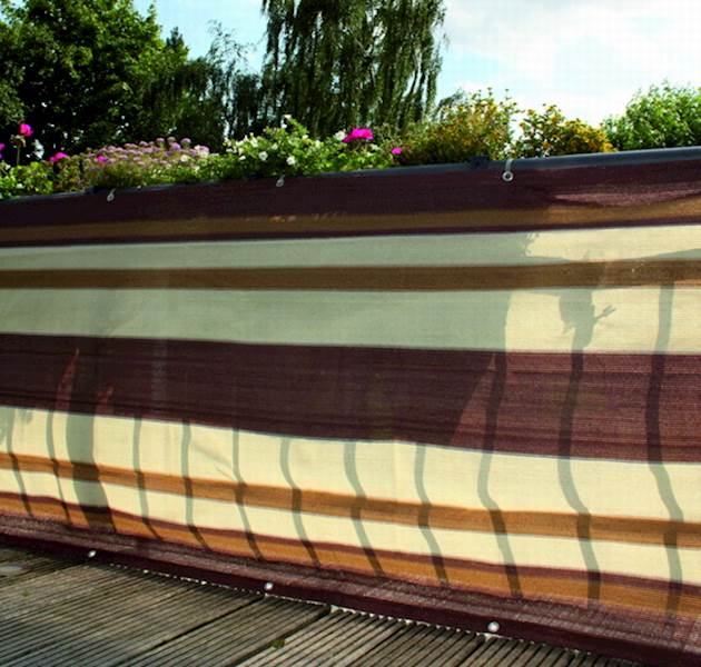 BANER BALKON.PE TOP-DES. 0,9x5M BRĄZ-BEŻ (414)