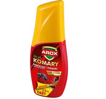 AROX KOMARY KLESZCZE MESZKI żel DEET MEDIUM 50ml