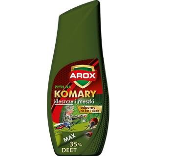 AROX KOMARY KLESZCZE płyn DEET MAX - Moro 50ml