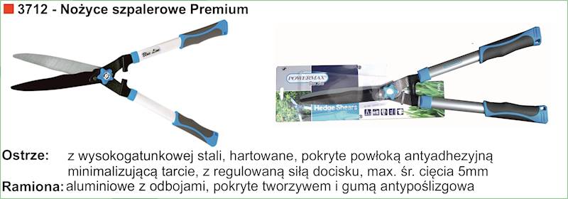 BLUE LINE - NOŻYCE SZPALEROWE PREMIUM