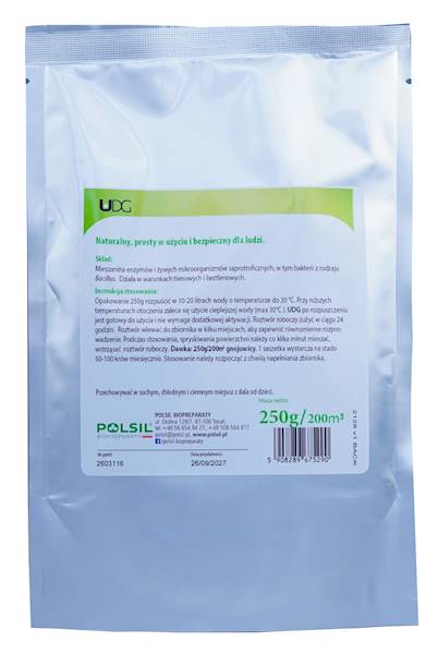 UDG (250g). Uzdatniacz do gnojowicy.