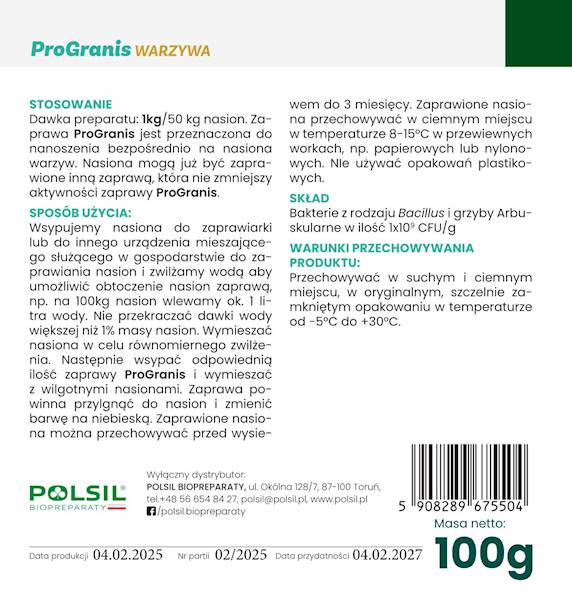 Progranis Warzywa 100g