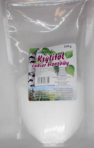 Ksylitol - cukier brzozowy 250g Lompart (Finlandia