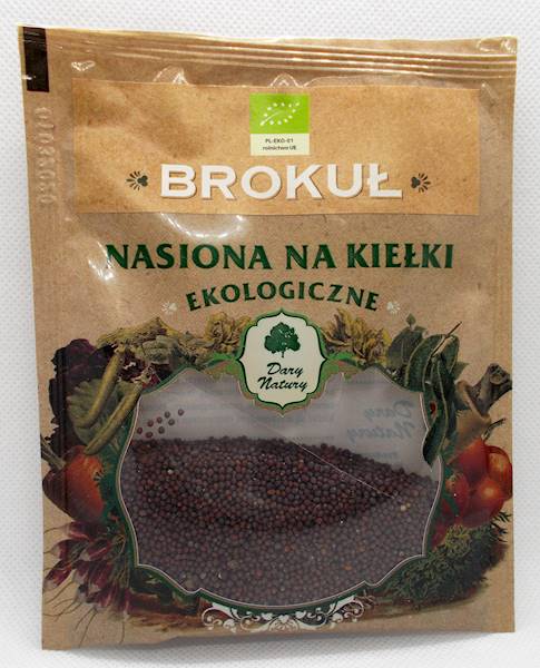 Bio brokuł do kiełkowania 30g Dary Natury