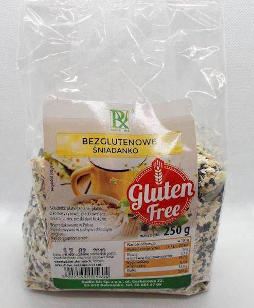 Bezglutenowe śniadanko 250g Radix-Bis